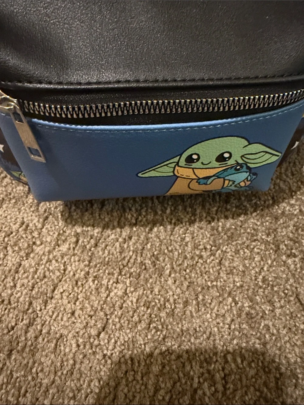 Star Wars Blue & Black Grogu Kids Mini Backpack